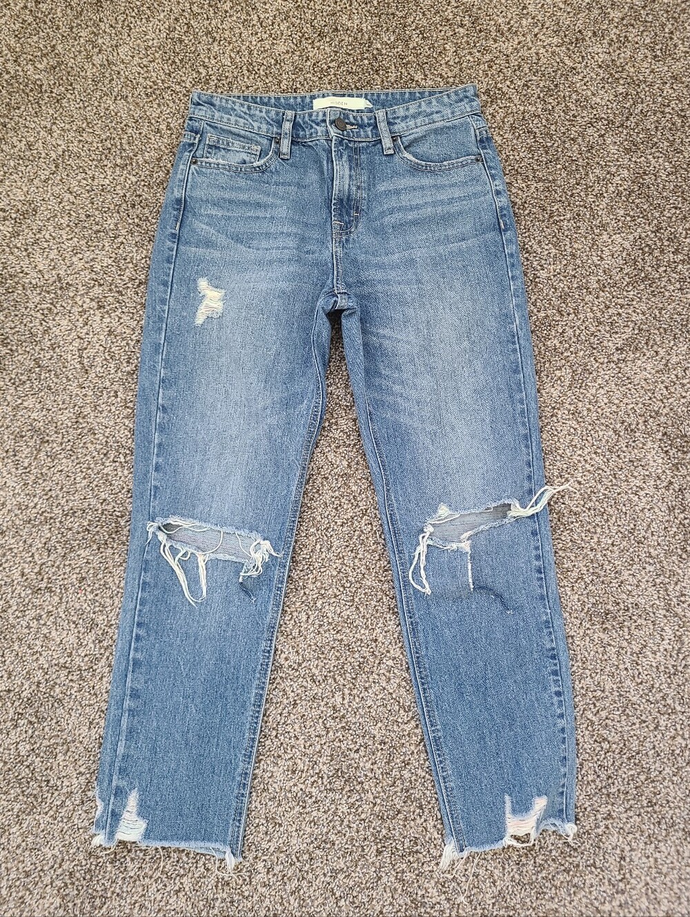 Hidden Jeans Slim Fit With Colorful Thread Size 25